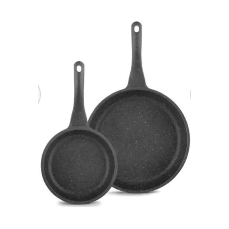 عکس ست ماهیتابه 2 عددی چدن ترموآد 20-26 مشکی