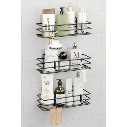 نظم دهنده حمام 3 طبقه زاپاتا Za5063 مشکی