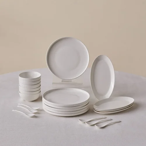 سرویس صبحانه خوری 22 پارچه 6 نفره کاراجا فیکا سفید