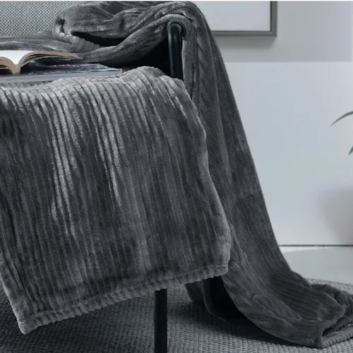 عکس پتو تلویزیون نرم یاتاش عادل خاکستری 190×140 سانتی