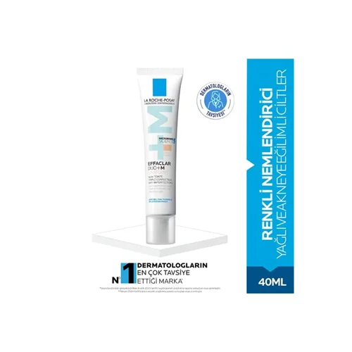 کرم مرطوبکننده رنگی لاروش پوزای Effaclar Duo M مناسب پوستهای پوستهای چرب و مستعد آکنه