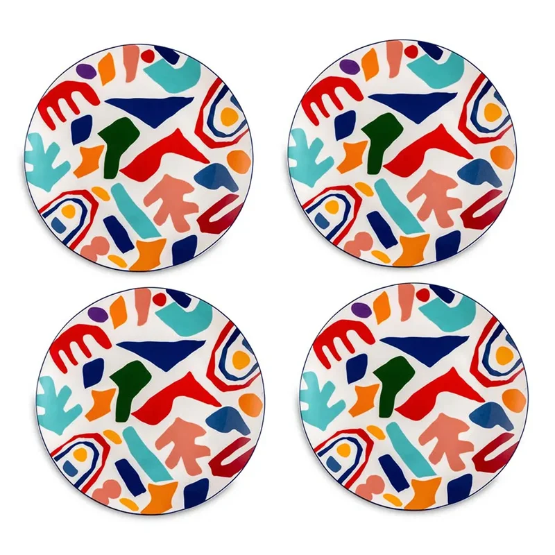 عکس سرویس شیرینی خوری 4 پارچه ژومبو  Amorphe