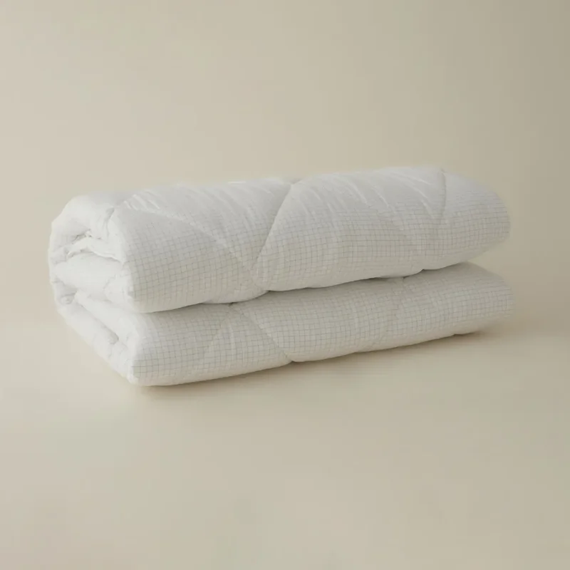 عکس لحاف دو نفره کاراجاهوم ضد استرس سفید