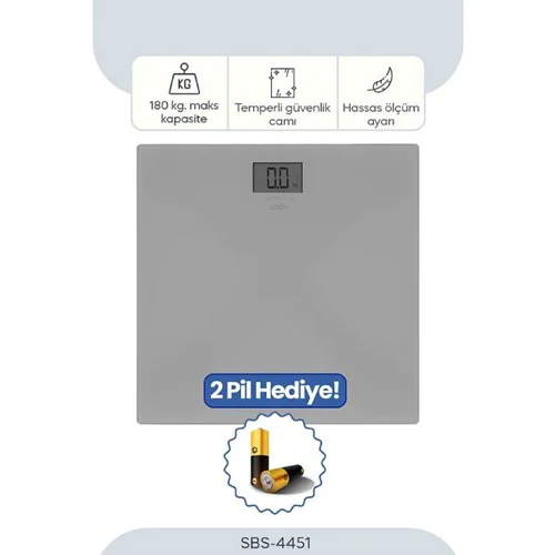 ترازوی دیجیتال سینبو SBS-4451 طوسی