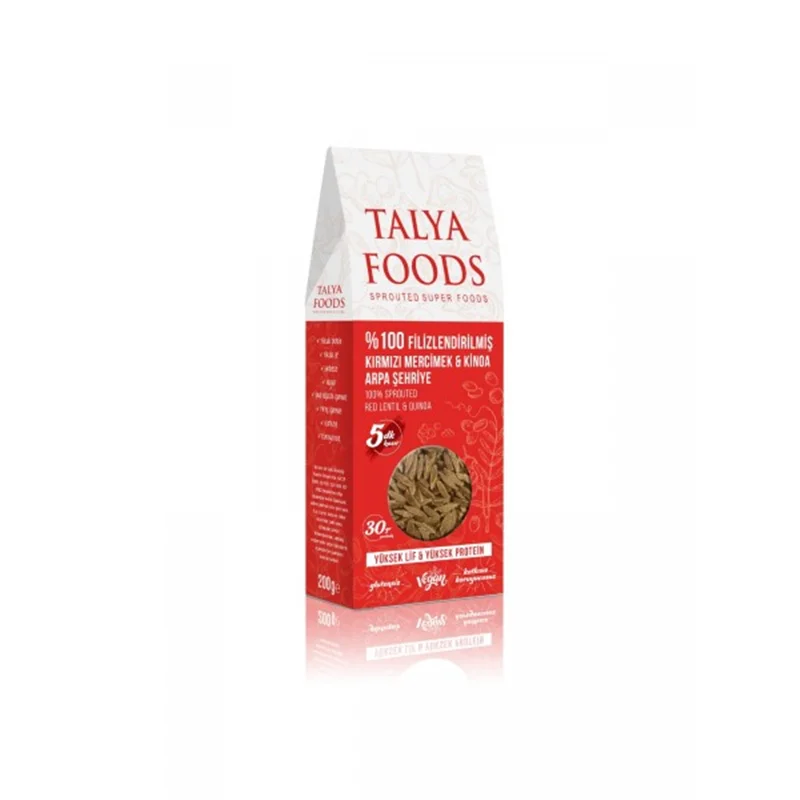 ورمیشل عدس قرمز و کینوا Talya Foods مقدار 200 گرم