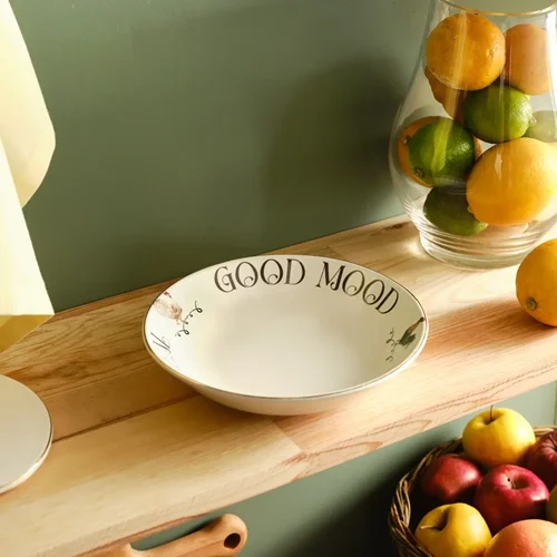 عکس بشقاب خورش خوری کاراجا Farmland Mood قطر 18 سانتی