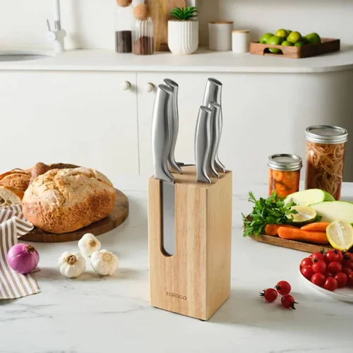 عکس سرویس چاقو 6 پارچه استیل ژاپنی کاراجا فورس