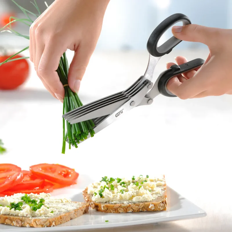 عکس قیچی سبزیجات استیل گفو