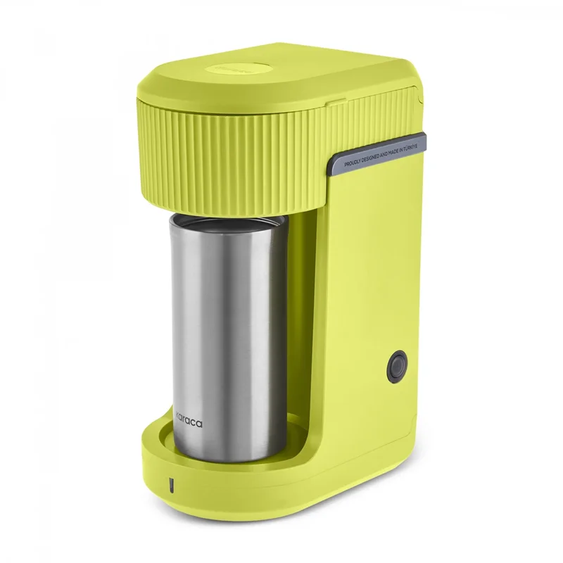 عکس قهوه ساز دمی کاراجا Mono Personal سبز لیمویی