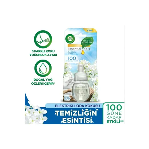 شیشه یدک خوشبو کننده هوا ایر ویک گلهای سفید 19 میل