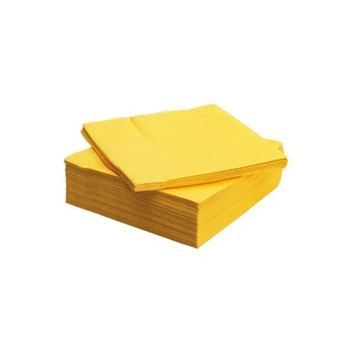دستمال سفره 50 عددی ایکیا فانتزی زرد 40×40 سانتی