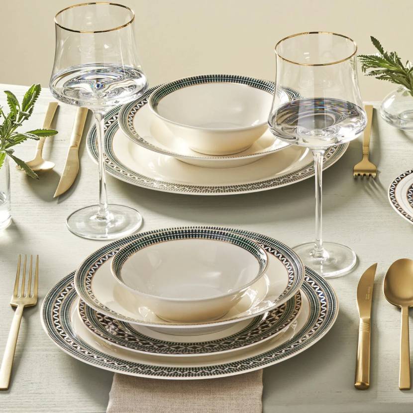 سرویس غذاخوری 53 پارچه ۱۲ نفره کاراجا کوردوبا طلایی