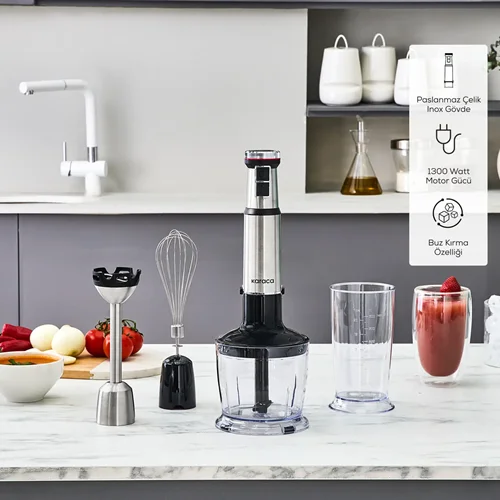 ربات آشپزخانه کاراجا Inox Quick Mix نقره ای 9637B