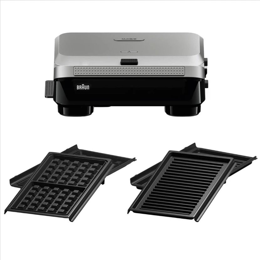 ساندویچ ساز گریل براون مدل Sm5006 نقره‌ای