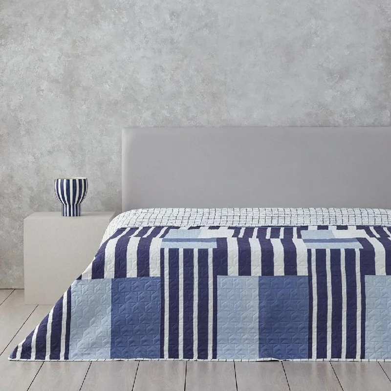 عکس روتختی دورو دو نفره انگلیش هوم خط سرمه ای