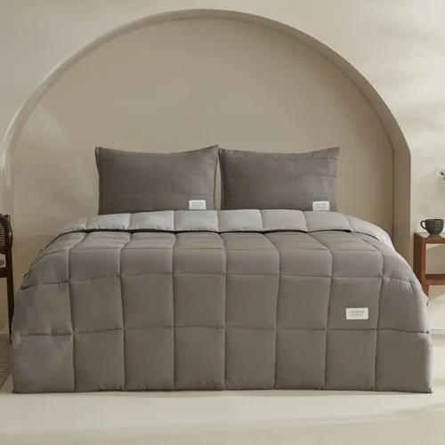 عکس سرویس لحاف دو نفره کاراجاهوم ریلکس طوسی