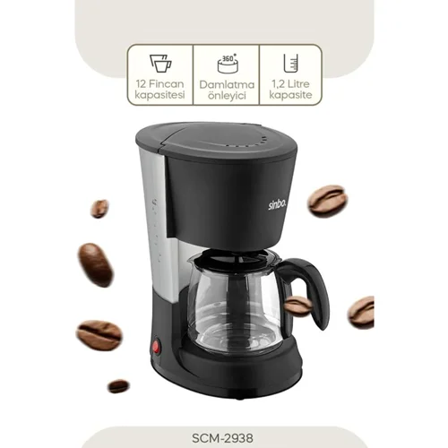 قهوه ساز دمی سینبو SCM-2938 مشکی