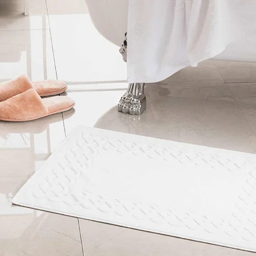 عکس حوله پا انگلیش هوم بیسیک سفید 50×70