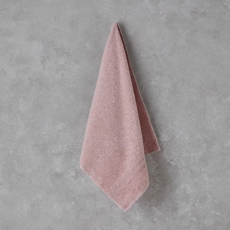 عکس حوله صورت انگلیش هوم بیسیک صورتی روشن 50×90