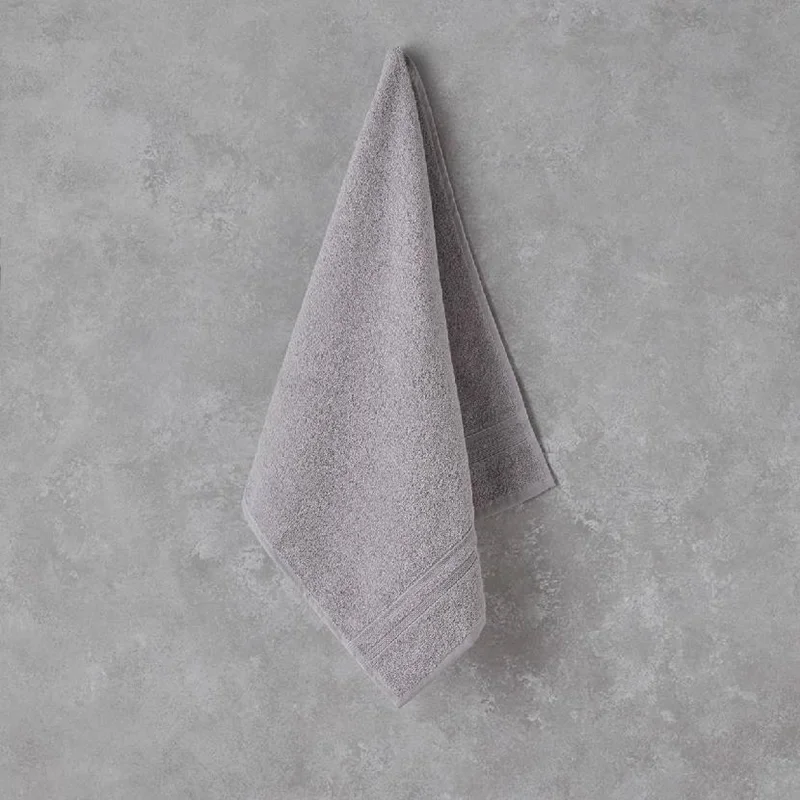 عکس حوله صورت انگلیش هوم بیسیک طوسی 50×90