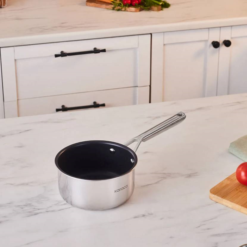 قابلمه سس استیل سه لایه کاراجا مدل استیل پلاسما ۳۱۶ سایز 16