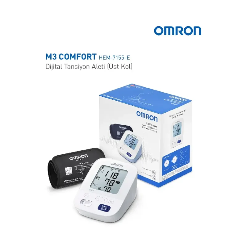 عکس فشارسنج دیجیتال بازویی امرن M3 Comfort سفید