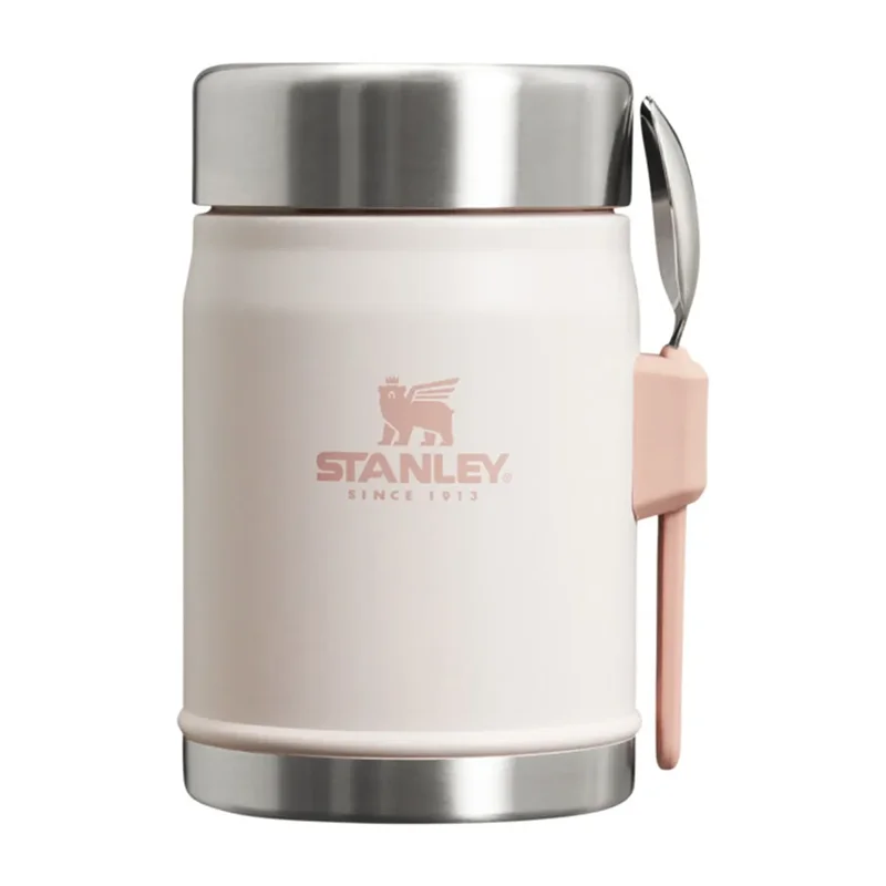 عکس فلاسک غذا استنلی Classic Legendary صورتی 0.4 لیتر