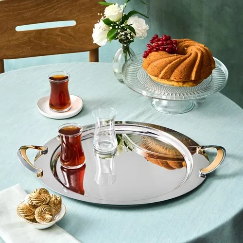 سینی استیل کاراجا سرا 41 سانتی