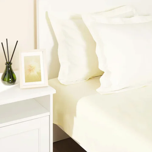 ملحفه دو نفره کاراجاهوم چارشاف زرد 240×160 سانتی