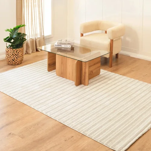 عکس فرش کاشمیر صحرا اما بژ 150×80 سانتی