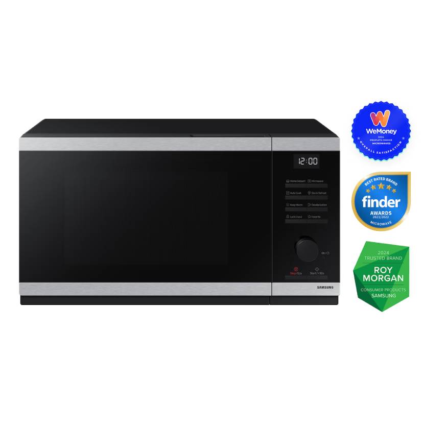 عکس مایکروویو سامسونگ مدل MS23DG4504ATTR طوسی 23 لیتر