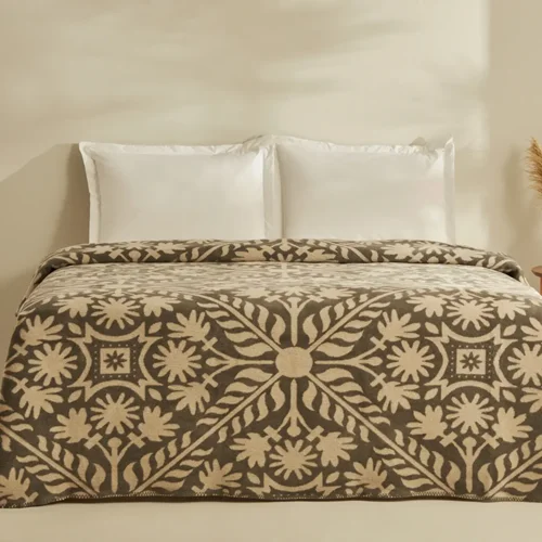 عکس پتو دو نفره پنبه کاراجاهوم ولما طوسی