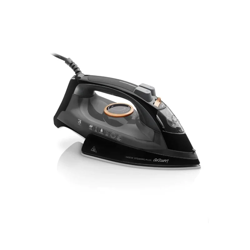 عکس اتو بخار آرزوم Ar6000 مشکی 2400 وات