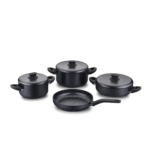 سرویس قابلمه گرانیت 7 پارچه کرکماز A2888 مشکی