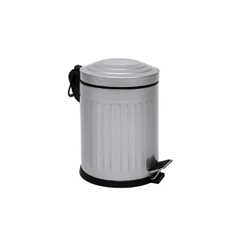 سطل زباله پدالی کاورست Ct8845 طوسی 5 لیتر