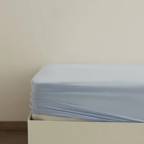 ملحفه دو نفره کاراجاهوم بیسیک آبی