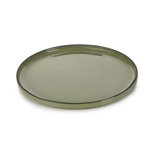 عکس بشقاب سرو رول Caractere قطر 30 سانتی سبز