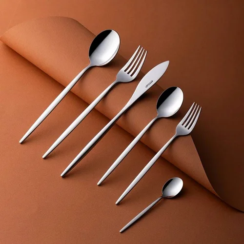 سرویس قاشق چنگال 72 پارچه 12 نفره امسان هرا با جعبه