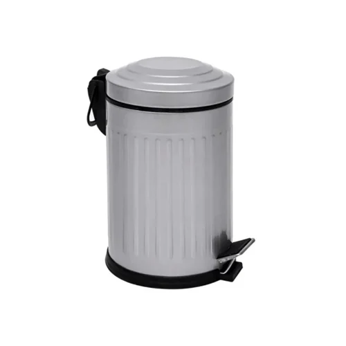 سطل زباله پدالی کاورست Ct2738 طوسی 12 لیتر