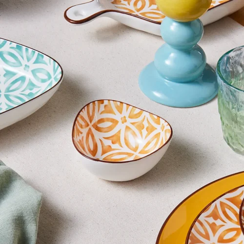 آجیل خوری کاراجا جوفی مثلث زرد 10 سانتی