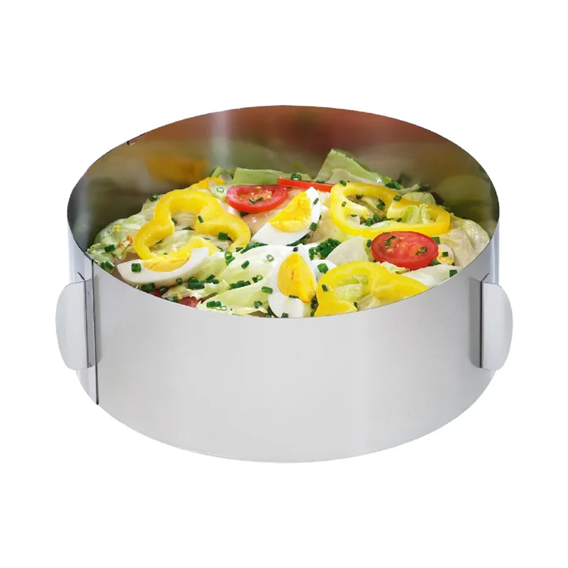 عکس شکل دهنده قابل تنظیم استیل غذا گفو قطر ۳۰ سانتی