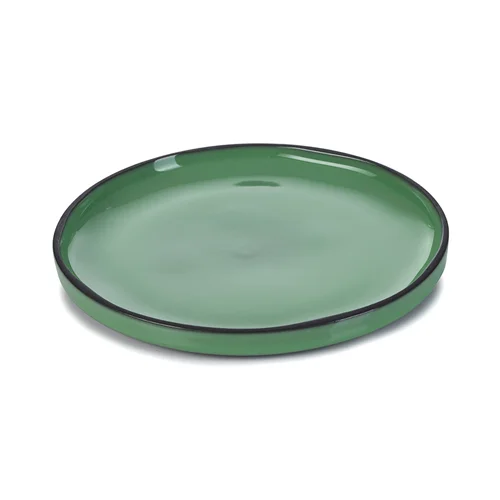 عکس بشقاب نان رول Caractere قطر 15 سانتی نعنایی