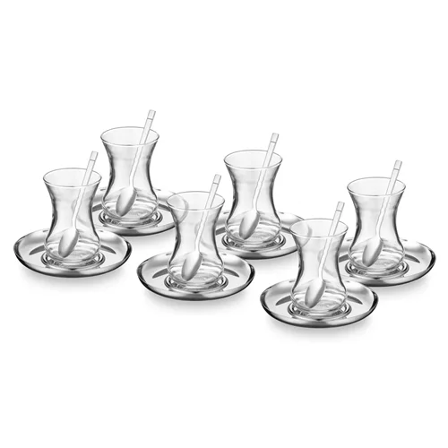 ست چای خوری استیل 18 پارچه ۶ نفره ژومبو میا
