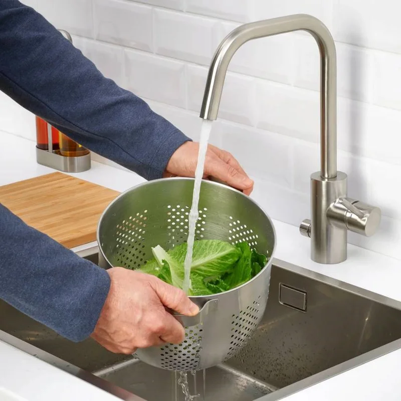 عکس آبکش استیل ایکیا ORDNING نقره ای