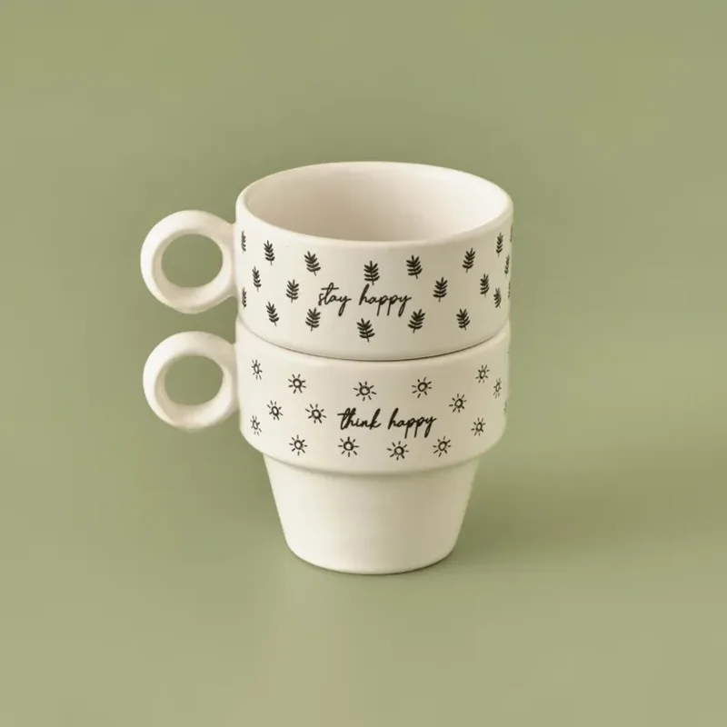 عکس ست قهوه خوری ۲ نفره بلامزون ساده 105 میلی