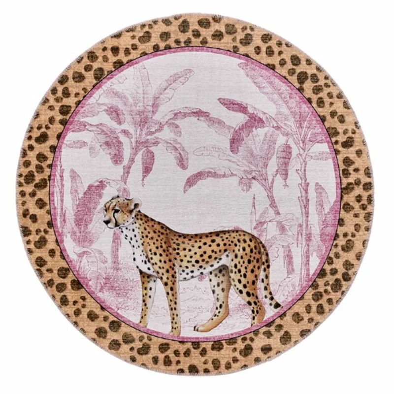فرش کاشمیر Art Cheetah ابعاد 120x120