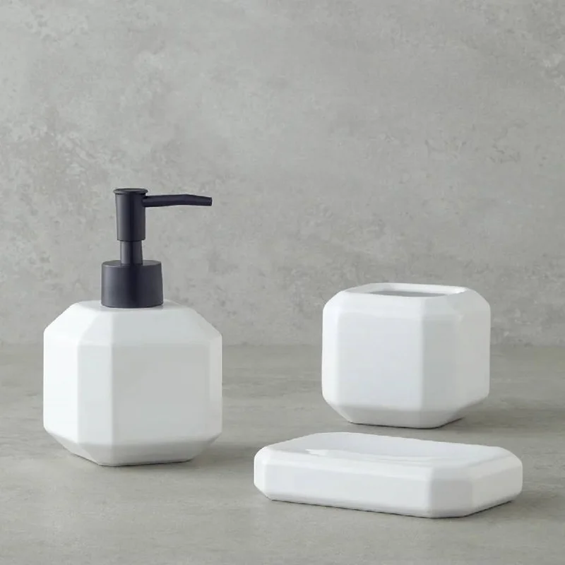 عکس ست سرویس بهداشتی 3 پارچه انگلیش هوم بلیز سفید