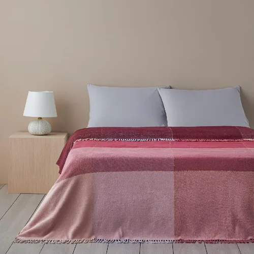 عکس پتو دو نفره پنبه انگلیش هوم ویوا صورتی