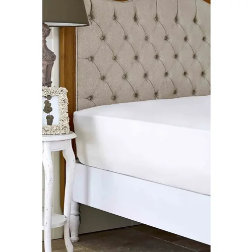 ملحفه دو نفره کاراجاهوم چارشاف کرم 240×160 سانتی