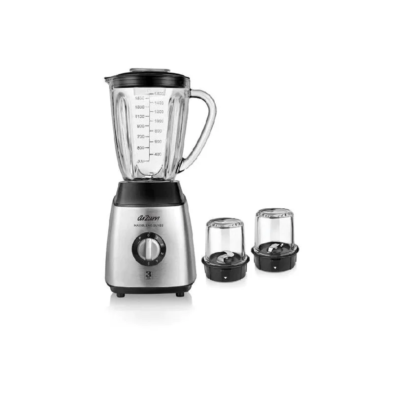 عکس مخلوط کن شیشه آرزوم AR1056 نقره ای 600 وات